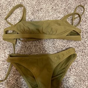 olive green summer suit